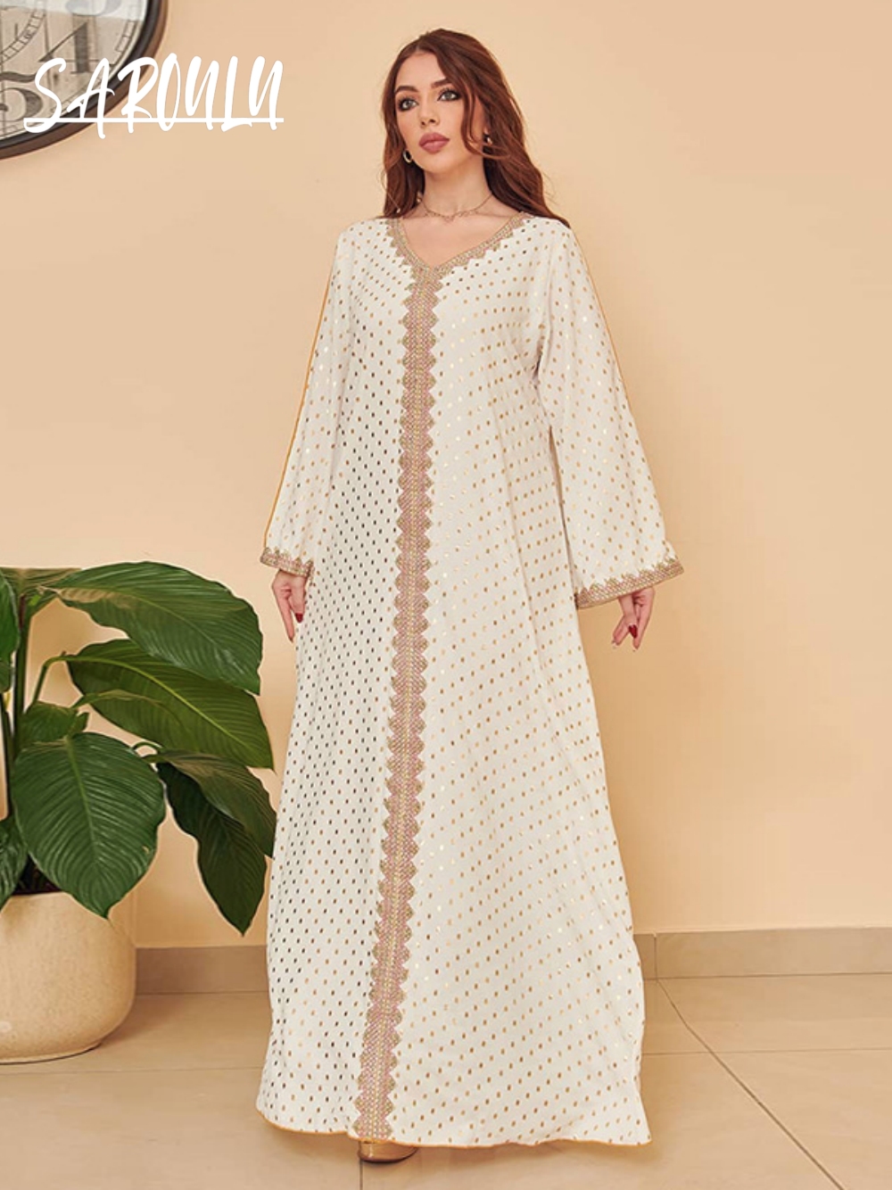 Muslim Gilding Elegant A Line  - Women'S Formal Traditional Wear บทวิจารณ์และราคา