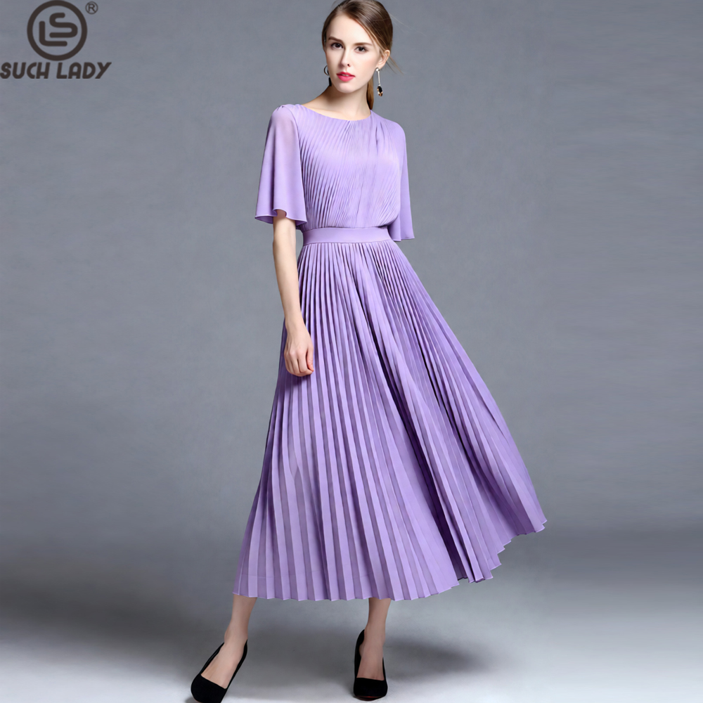 Women's Lilac Cape Sleeve Plea - Women'S Formal Wear For Wedding Guest บทวิจารณ์และราคา