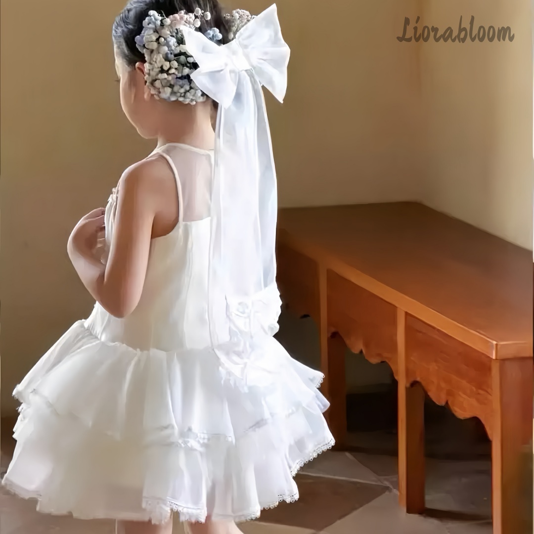 Girls' White Embroidered Forma - Women'S Formal Wear For Girls บทวิจารณ์และราคา