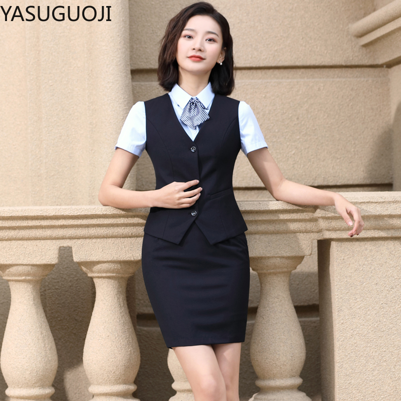 YASUGUOJI Elegant Fashion Wome - Women Formal Wear Vest บทวิจารณ์และราคา