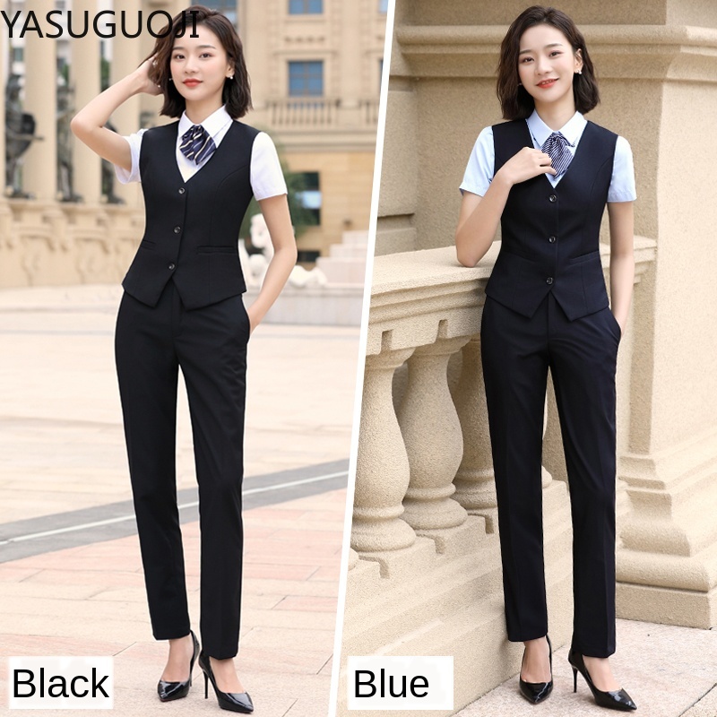 YASUGUOJI Elegant Fashion Wome - Women Formal Wear Vest บทวิจารณ์และราคา