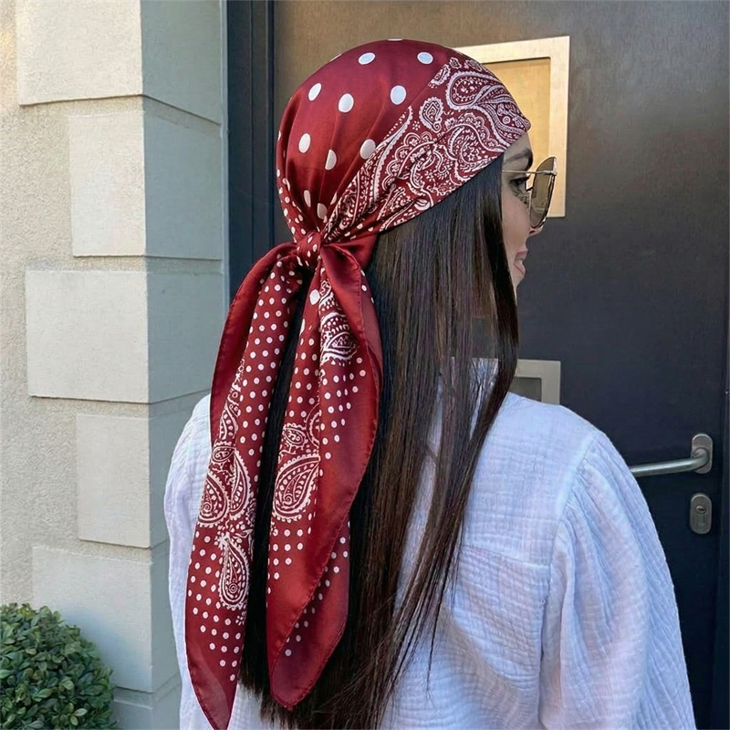 90cm Luxury Brand 2026 Dot Pri - Scarf Silk Neck บทวิจารณ์และราคา