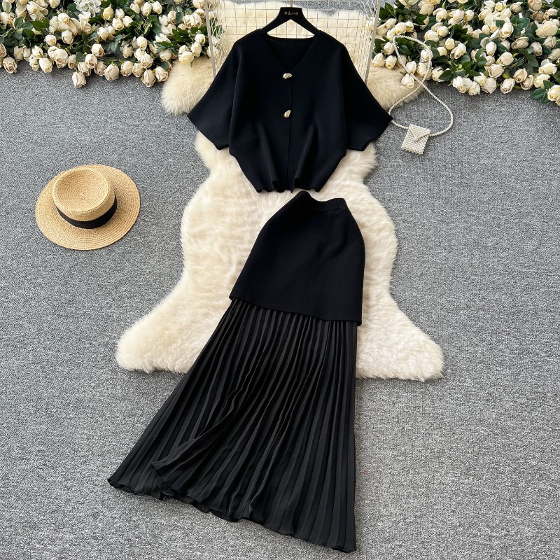 Knit Two Piece Women Top Dress - Women Formal Wear For Summer บทวิจารณ์และราคา