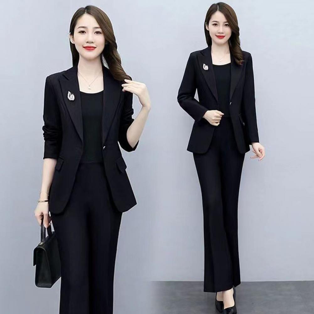 2 Pcs/Set Lady Formal Coat Pan - Women Formal Wear Trousers บทวิจารณ์และราคา