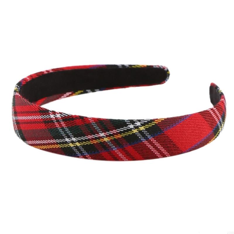 Checkered Hairhoop Fabric Wide - Formal Wear Hairstyles For Women บทวิจารณ์และราคา