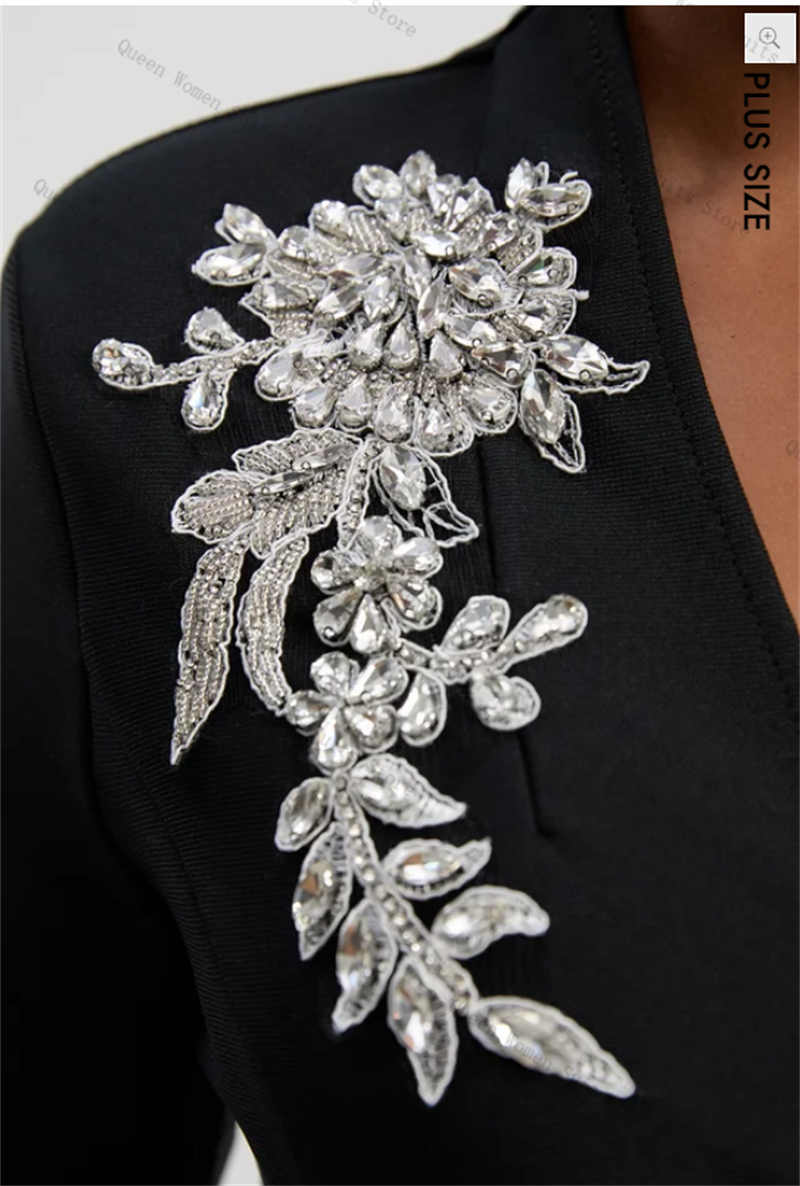 Black Cotton Women Suit 1 Piec - Women'S Formal Wear For Wedding Guest บทวิจารณ์และราคา