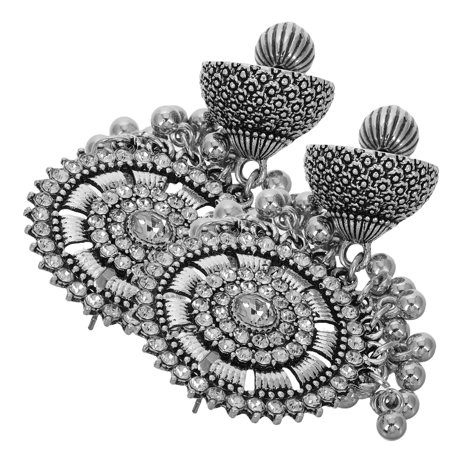 1Pair Silver Boho Ethnic Earri - Women Formal Wear Ethnic บทวิจารณ์และราคา