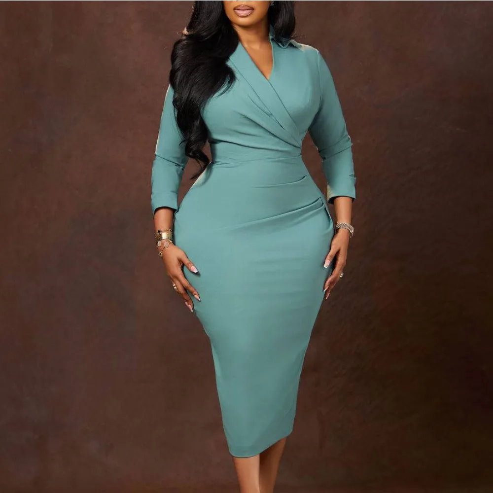 Women Elegant Bodycon Pencil D - Women'S Formal Traditional Wear บทวิจารณ์และราคา