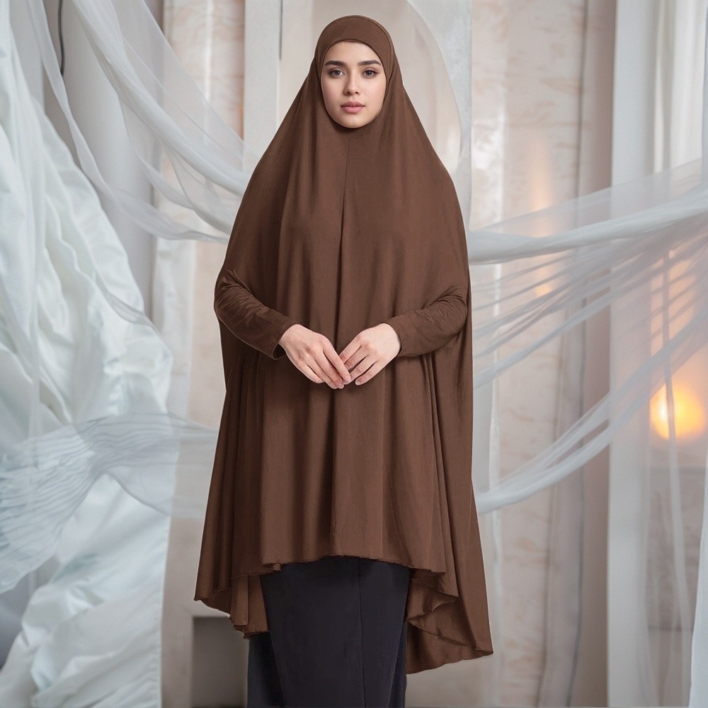 Caftan Plain Muslim Abayas Mod - Women Formal Wear Hijab บทวิจารณ์และราคา