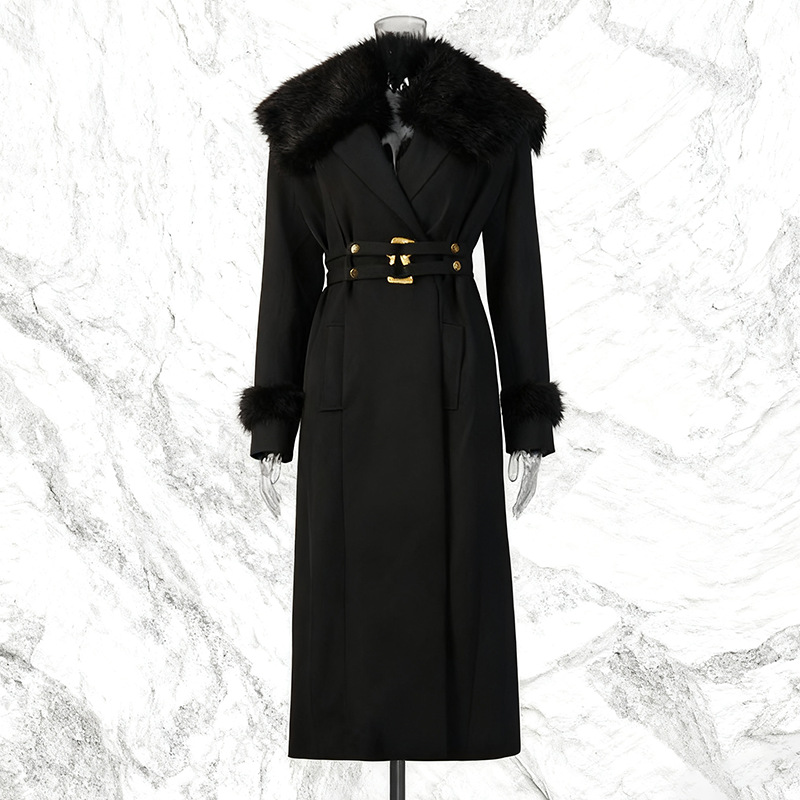 Fur Women Coat Windbreaker Bel - Women'S Formal Wear For Wedding Guest บทวิจารณ์และราคา